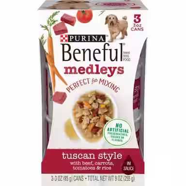 Purina Beneful Medleys Tuscan Style with Beef in Sauce