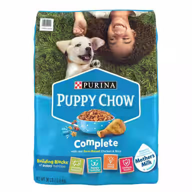Puppy Chow Complete with Real Chicken