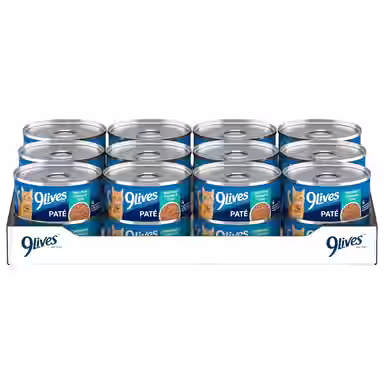 9 Lives Meaty Pate with Real Chicken & Tuna