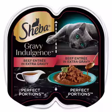 Sheba Gravy Indulgence Beef Entree in Extra Gravy