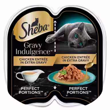 Sheba Gravy Indulgence Chicken Entree in Extra Gravy