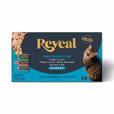 Reveal Natural Fish in Broth Variety Pack