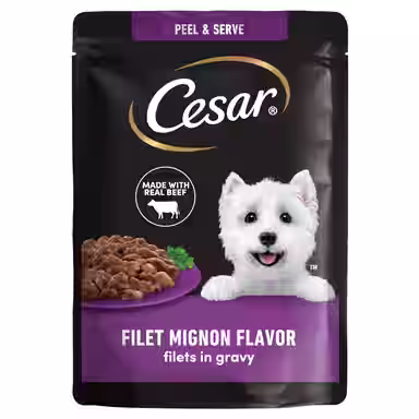 Cesar Filet Mignon Flavor Filets in Gravy