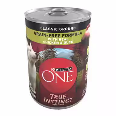 Purina ONE SmartBlend Grain-Free True Instinct Classic Ground with Real Chicken & Duck