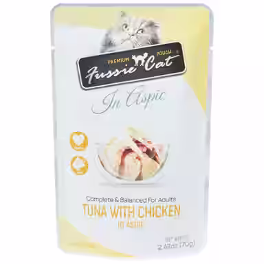 Fussie Cat Premium Tuna with Chicken in Aspic