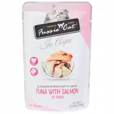 Fussie Cat Premium Tuna with Salmon in Aspic