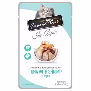 Fussie Cat Premium Tuna with Shrimp in Aspic
