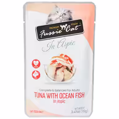 Fussie Cat Premium Tuna with Ocean Fish in Aspic
