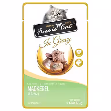 Fussie Cat Premium Mackerel in Gravy