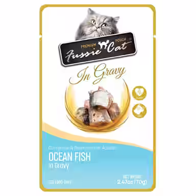 Fussie Cat Premium Ocean Fish in Gravy