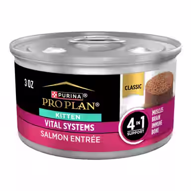Purina Pro Plan Vital Systems Salmon Entrée 4-in-1 Muscles, Brain, Immune & Bone