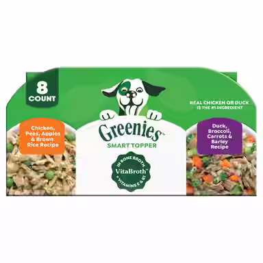 Greenies Smart Topper Chicken with Peas & Duck Variety Pack