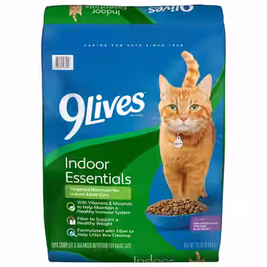 9 Lives Indoor Essentials Adult Chicken & Salmon