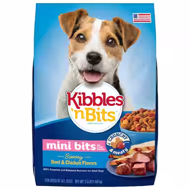 Kibbles 'n Bits Mini Bits Savory Beef & Chicken Flavors Small Breed
