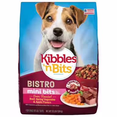Kibbles 'n Bits Bistro Mini Bits Beef, Vegetable & Apple Small Breed