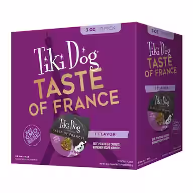 Tiki Dog Taste of the World France Grain-Free Beef, Potatoes & Carrots Burgundy Recipe