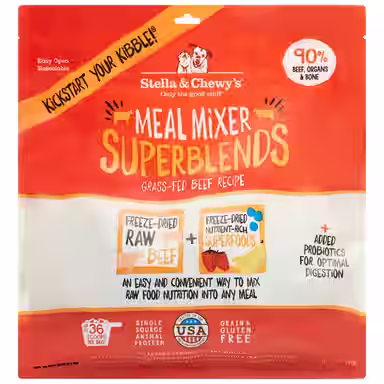 Stella & Chewy's SuperBlends Grass-Fed Beef Recipe Meal Mixers Freeze-Dried