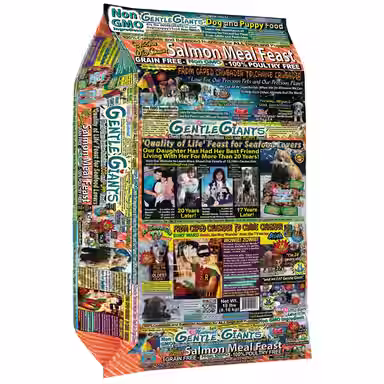 Gentle Giants Non-GMO Dog & Puppy Food Grain-Free Salmon