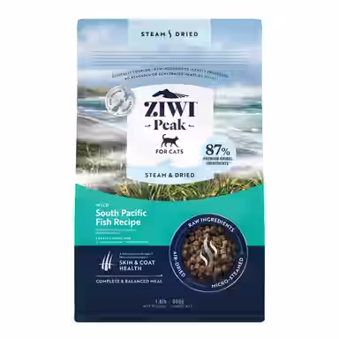 ZIWI Peak Wild South Pacific Fish Recipe Steam & Dried