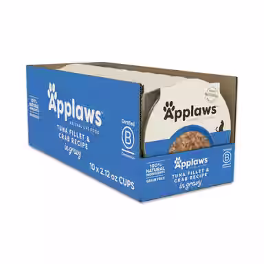 Applaws Tuna Fillet & Crab Recipe in Gravy