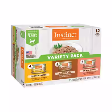 Instinct Chicken, Duck & Salmon Entree Variety Pack Grain-Free Flaked