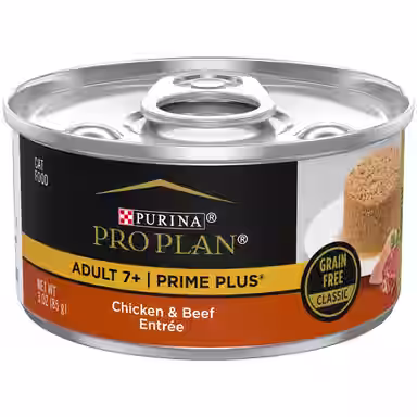 Purina Pro Plan Prime Plus Adult 7+ Chicken & Beef Entree Classic