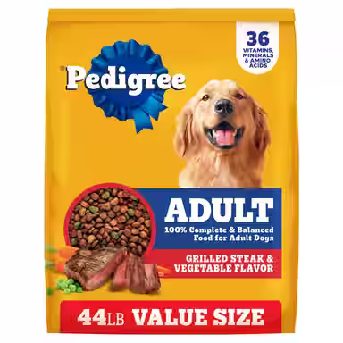 Pedigree Complete Nutrition Grilled Steak & Vegetable Flavor