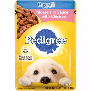Pedigree Choice Cuts Puppy Morsels in Sauce with Chicken
