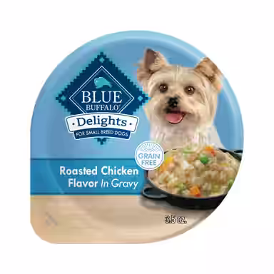 Blue Buffalo Divine Delights Rotisserie Chicken Flavor in Hearty Gravy Small Breed
