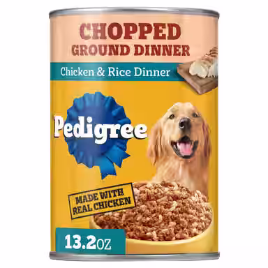 Pedigree Chopped Ground Dinner Chicken & Rice Dinner