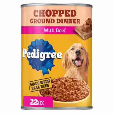 Pedigree Chopped Ground Dinner with Beef