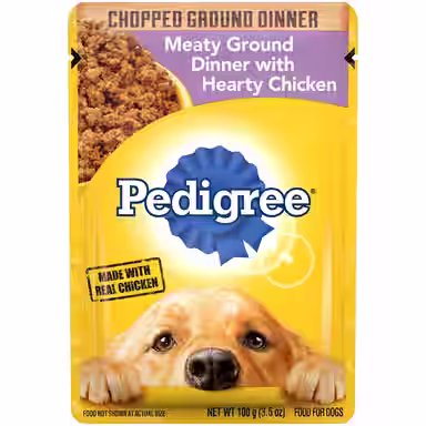 Pedigree Chopped Meaty Ground Dinner with Hearty Chicken