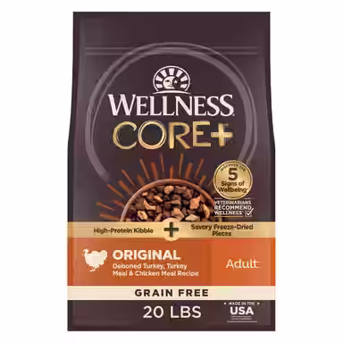 Wellness CORE+ Grain-Free Original Recipe with Freeze-Dried Turkey