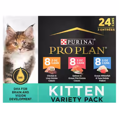 Purina Pro Plan Focus Kitten Favorites Variety Pack