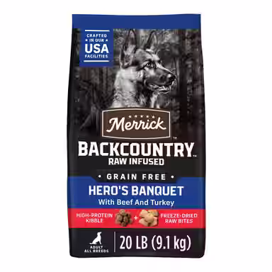 Merrick Backcountry Freeze-Dried Raw Hero's Banquet Recipe