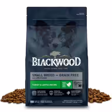 Blackwood Small Breed All Life Stages Grain-Free Turkey & Lentils Recipe