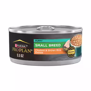 Purina Pro Plan Puppy Small Breed High-Protein Chicken & Brown Rice Entree