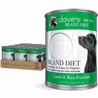 Dave's Pet Food Restricted Bland Diet Sensitive Stomach Digestive Care Lamb & Rice