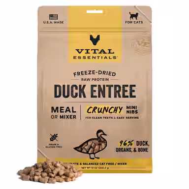 Vital Essentials Freeze-Dried Raw Duck Entree & Mixer