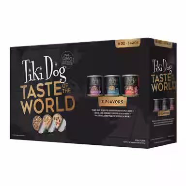 Tiki Dog Taste of the World Variety Pack NON GMO