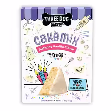 Three Dog Bakery Ultimate Celebration Birthday Vanilla Cake Mix