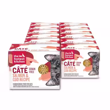 The Honest Kitchen Human Grade Cate Grain-Free Salmon & Cod Pate