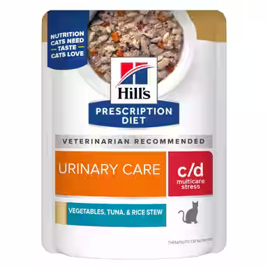 Hill's Prescription Diet c/d Multicare Stress Feline Vegetables, Tuna, & Rice Stew