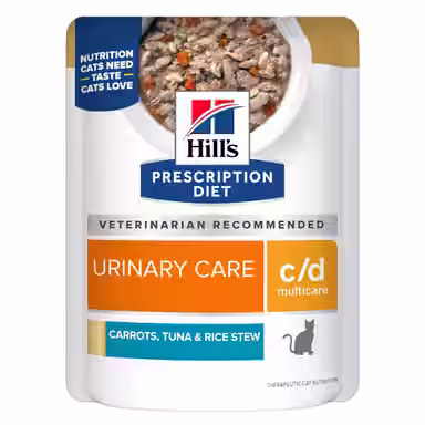 Hill's Prescription Diet c/d Multicare Feline Vegetable, Tuna & Rice Stew