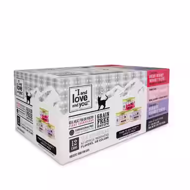 I and Love and You Variety Pack Wholly Cow!, Savory Salmon and Purrky Turkey Pate