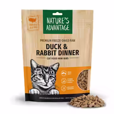 Nature's Advantage Duck & Rabbit Mini Nibs Grain-Free Freeze-Dried
