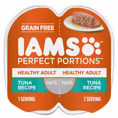 Iams Perfect Portions Healthy Adult Tuna Recipe Grain-Free Soft Pate