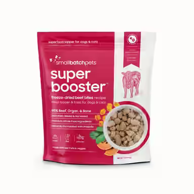 Smallbatch Pets Super Booster Beef Bites Grain-Free Adult Freeze-Dried