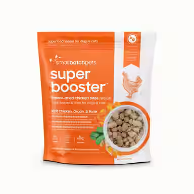 Smallbatch Pets Super Booster Chicken Bites Grain-Free Adult Freeze-Dried