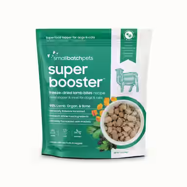 Smallbatch Pets Super Booster Lamb Bites Grain-Free Adult Freeze-Dried